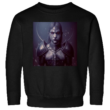 Discover Mashup Female Vampire & Dark Fantasy Knight Sweatshirts