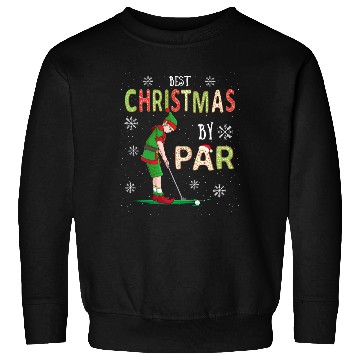 Discover Golf Elf Pun Golfer Christmas Golfing Sweatshirts