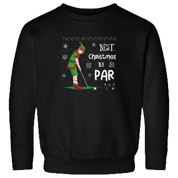Discover Golf Elf Pun Golfer Christmas Golfing Sweatshirts