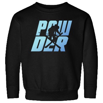 Discover Ski Freestyle, Skiing, Skier - Powder Sweatshirts