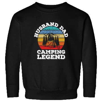 Discover Husband Dad Camping Legend Sweatshirts