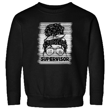 Discover Shit Show Supervisor Funny Mom Boss Manager Sweatshirts