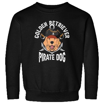 Discover Golden Retriever Pirate Dog Sweatshirts