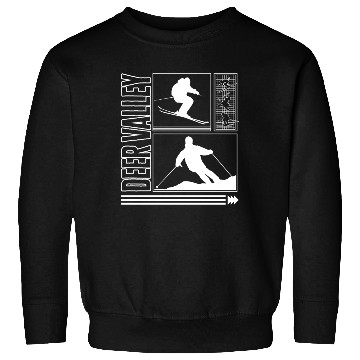 Discover Ski Sweatshirts, Deer Valley Souvenir Skiing Snowboard