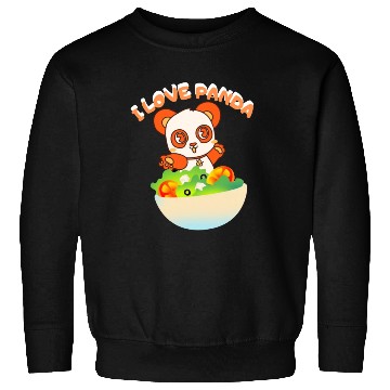 Discover I love panda Sweatshirts