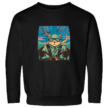 Discover Fighter jet pilot-cat Fighter jet pilot-cat inspir Sweatshirts