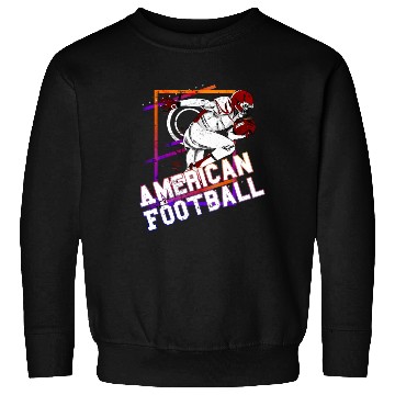 Discover American Football Player Vintage Retro USA Sport Sweatshirts