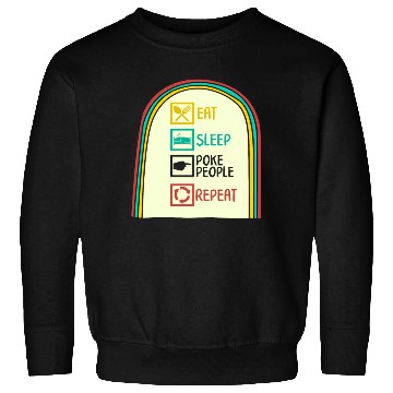 Discover Acupuncture Sweatshirts, Eat Sleep Poke People Repeat