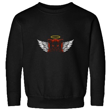 Discover Angel and devil cat Sweatshirts