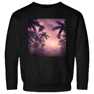 Discover Evening among palm trees Sweatshirts