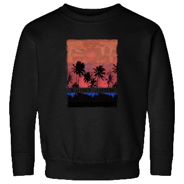 Discover Saint John Caribbean Vacation Souvenir Beach Palm Sweatshirts