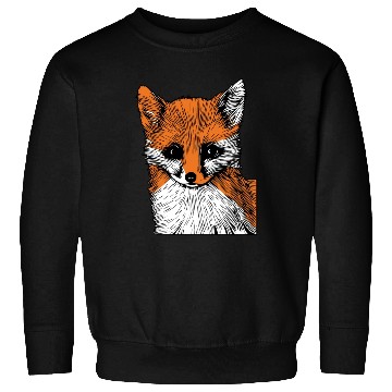 Discover Fox Drawing Nature Forest Save The Planet Sweatshirts