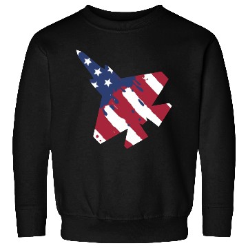 Discover F-35 Lightning Military American Painted Flag Jet Sweatshirts