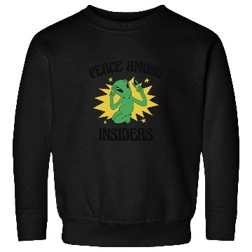 Discover Alien Peace Alien Head Martian Space Outsider Sweatshirts