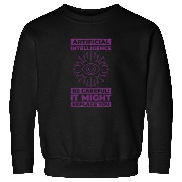 Discover AI Machine Learning Computer Geek Technology Robot Sweatshirts
