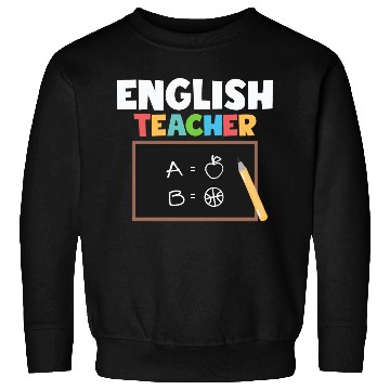 Discover English Teacher Language Grammar Sweatshirts