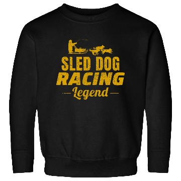 Discover Husky Sledding Sled Dog Racing Alaskan Racers Sweatshirts