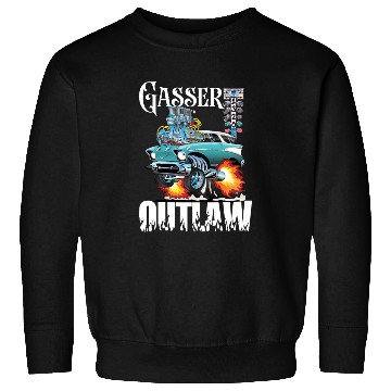 Discover Gasser Outlaw Class Vintage Drag Racing Race Car Sweatshirts
