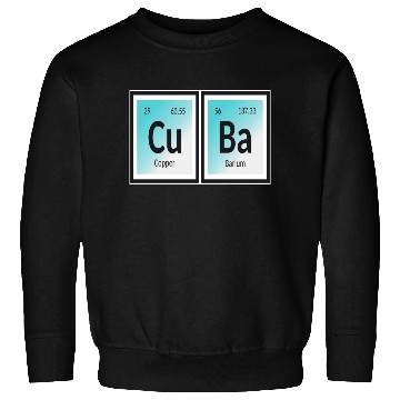 Discover Cuba | Periodic Table of Elements Sweatshirts