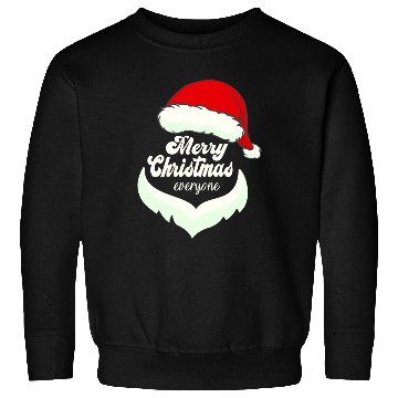 Discover Santa Claus Merry Christmas Beard and hat Sweatshirts