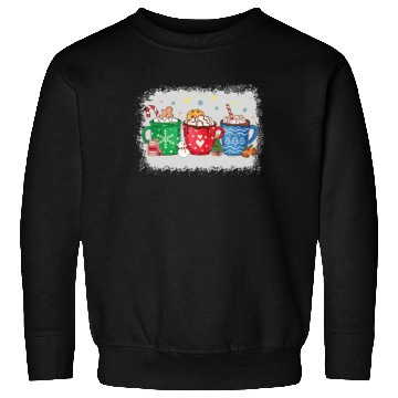 Discover Christmas Hot Chocolate Peppermint Mocha Sweatshirts