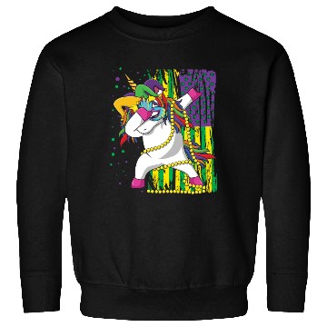Discover Dab Unicorn Festival Parade Beads Mardi Gras Sweatshirts
