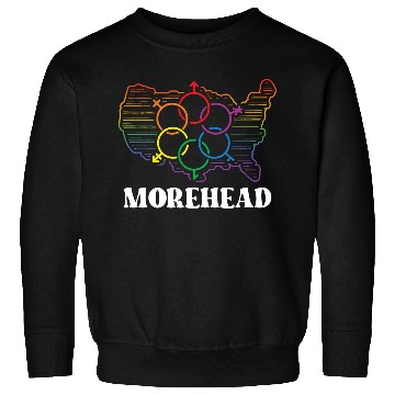 Discover Morehead Pride Month Pride Flag LGBT Community LGB Sweatshirts
