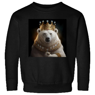 Discover Polar Bear King Sweatshirts