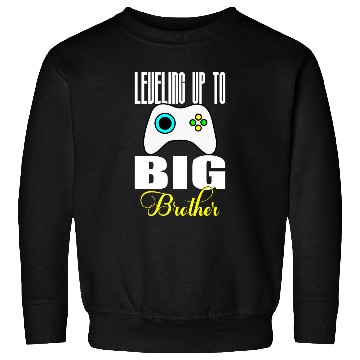 Discover Leveling Up To Big Brother Retro Sweatshirts