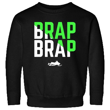 Discover Brap Brap Snowmobile Green Edition Sweatshirts