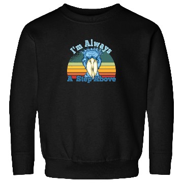 Discover Shoebill Retro Sunset African Bird Design Sweatshirts