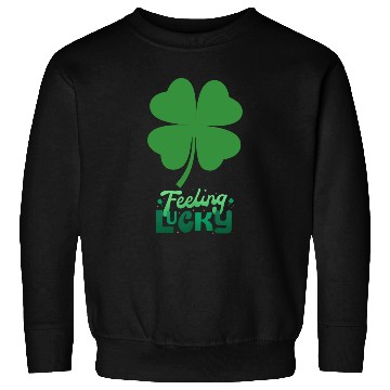 Discover Irish Feeling Lucky four leaf Shamrock Sweatshirts