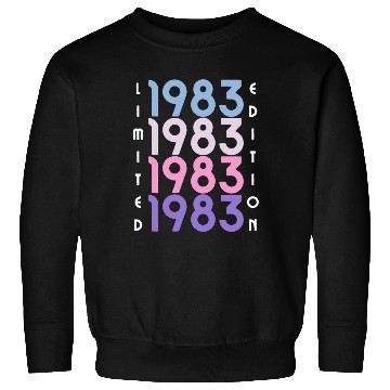Discover 40 Years Vintage 1983 Retro 40th Birthday Sweatshirts