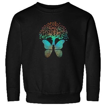 Discover Butterfly Tree Beautiful Animal Butterflies Tree Sweatshirts