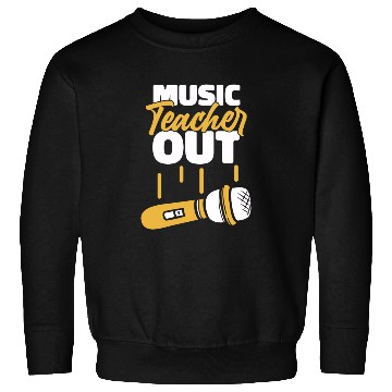 Discover Music Teacher Microphone Sweatshirts
