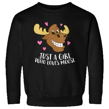 Discover Funny Just A Teacher Who Loves Moose Sweatshirts