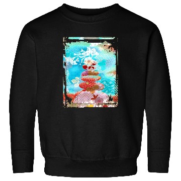 Discover Japan Zen Buddhism Balancing Stones Rocks Cherry Sweatshirts