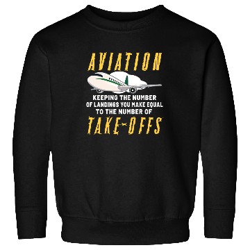 Discover Pilot Aviation Airplane Airline Future Pilots Sweatshirts