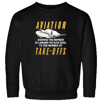 Discover Pilot Aviation Airplane Airline Future Pilots Sweatshirts