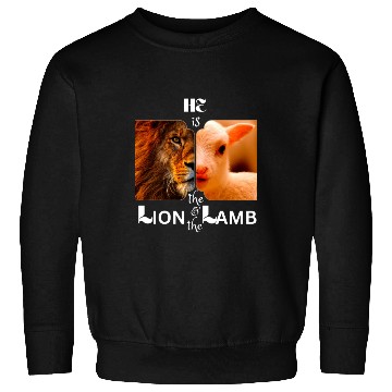 Discover He is the Lion and the Lamb Sweatshirts