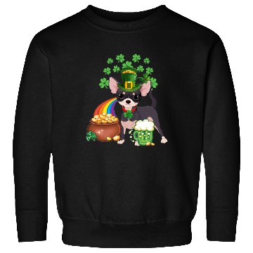 Discover ST Patricks Day Chihuahua Dog Irish Sweatshirts