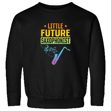 Discover Little Future Saxophonist - Newborn Saxophone Musi Sweatshirts