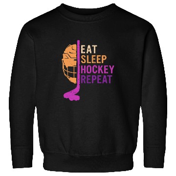 Discover Eat Sleep Hockey Repeat Sweatshirts