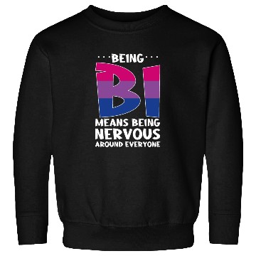 Discover Being Bi Bisexual Pride Kawaii Cat Sweatshirts