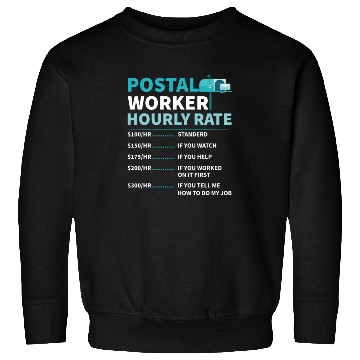 Discover Postal Worker Mail Lady Mail Carrier Postal Sweatshirts