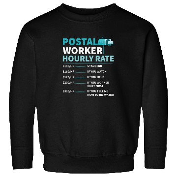 Discover Postal Worker Mail Lady Mail Carrier Postal Sweatshirts