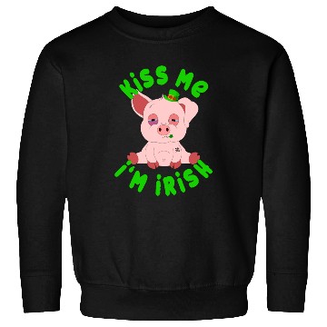 Discover St Patricks Day Year of the Pig Shenanigan Piglet Sweatshirts
