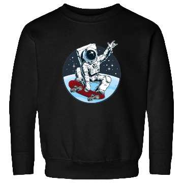 Discover Skateboarding Astronaut Sweatshirts
