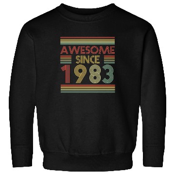 Discover 40 Years Vintage 1983 Retro 40th Birthday Sweatshirts