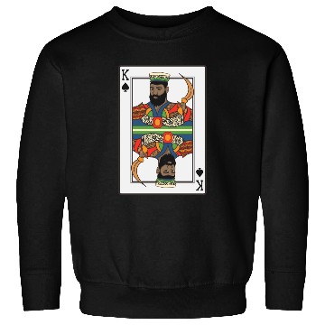 Discover King Spades African American Card Halloween Sweatshirts